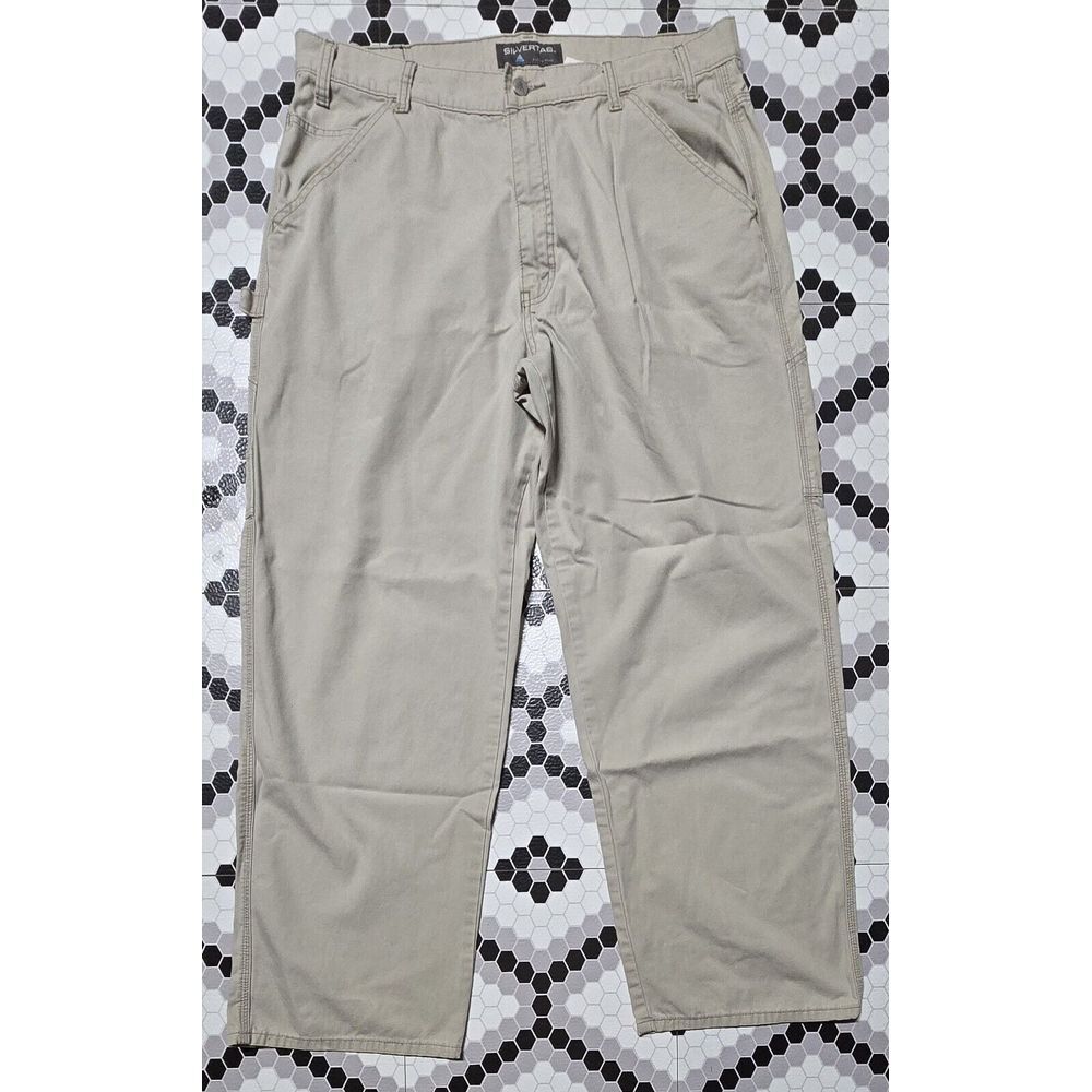 VTG Levis Silvertab Mens Pants 36x32 (37x30) Baggy Carpenter Y2K Skater HongKong